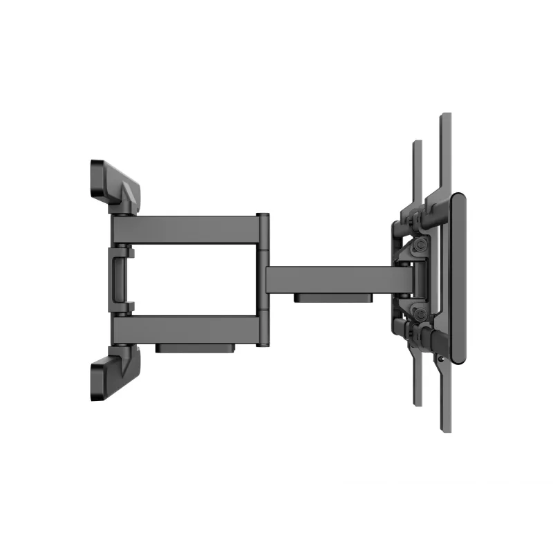 Equip 43–100 cali uchwyt pełnozakresowy do montażu telewizora, 200 x 200 mm, 800 x 400 mm, -10–5°, -60–60°, plastik, stal nierdzewna, czarny