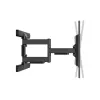 Equip 43–100 cali uchwyt pełnozakresowy do montażu telewizora, 200 x 200 mm, 800 x 400 mm, -10–5°, -60–60°, plastik, stal nierdzewna, czarny