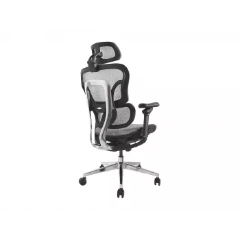 Equip Ergonomic Premium Office Chair with Headrest and Armrests, szary