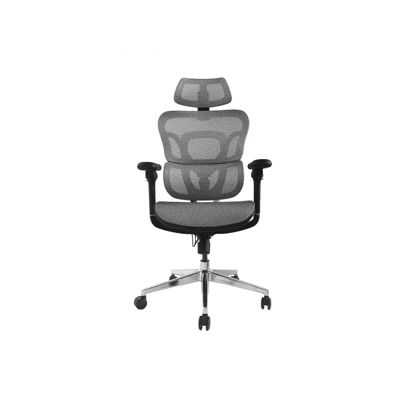 Equip Ergonomic Premium Office Chair with Headrest and Armrests, szary