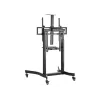 Wózek mobilny z napędem elektrycznym Equip 55-100 cali, 2,54 m (100 cali), 200 x 200 mm, 800 x 600 mm, -10 - 5°, aluminium, plastik, stal nierdzewna, czarny