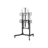 Wózek mobilny z napędem elektrycznym Equip 55-100 cali, 2,54 m (100 cali), 200 x 200 mm, 800 x 600 mm, -10 - 5°, aluminium, plastik, stal nierdzewna, czarny