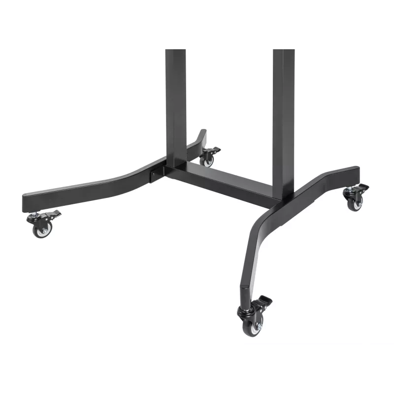 Wózek mobilny z napędem elektrycznym Equip 55-100 cali, 2,54 m (100 cali), 200 x 200 mm, 800 x 600 mm, -10 - 5°, aluminium, plastik, stal nierdzewna, czarny