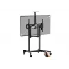 Wózek mobilny z napędem elektrycznym Equip 55-100 cali, 2,54 m (100 cali), 200 x 200 mm, 800 x 600 mm, -10 - 5°, aluminium, plastik, stal nierdzewna, czarny