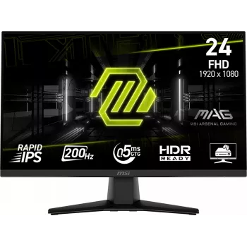 Monitor komputerowy MSI MAG 242F 60,5 cm (23,8 cala) 1920 x 1080 pikseli Full HD LCD Czarny