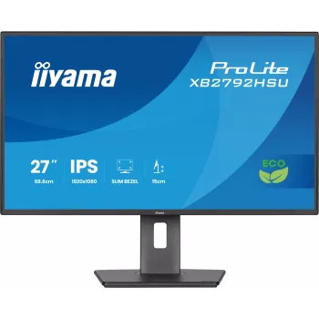 Monitor komputerowy iiyama ProLite XB2792HSU-B1 68,6 cm (27 cali) 1920 x 1080 pikseli Full HD LED Czarny