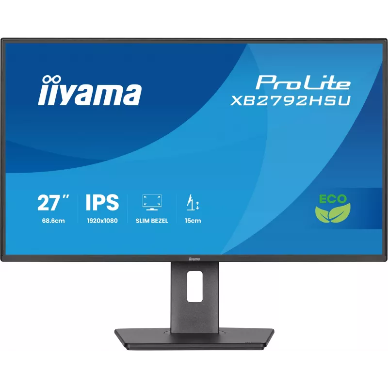 Monitor komputerowy iiyama ProLite XB2792HSU-B1 68,6 cm (27 cali) 1920 x 1080 pikseli Full HD LED Czarny