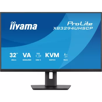 Monitor komputerowy iiyama ProLite XB3294UHSCP-B1 80 cm (31,5 cala) 3840 x 2160 pikseli 4K Ultra HD Czarny