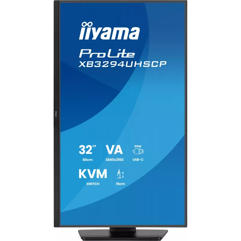 Monitor komputerowy iiyama ProLite XB3294UHSCP-B1 80 cm (31,5 cala) 3840 x 2160 pikseli 4K Ultra HD Czarny