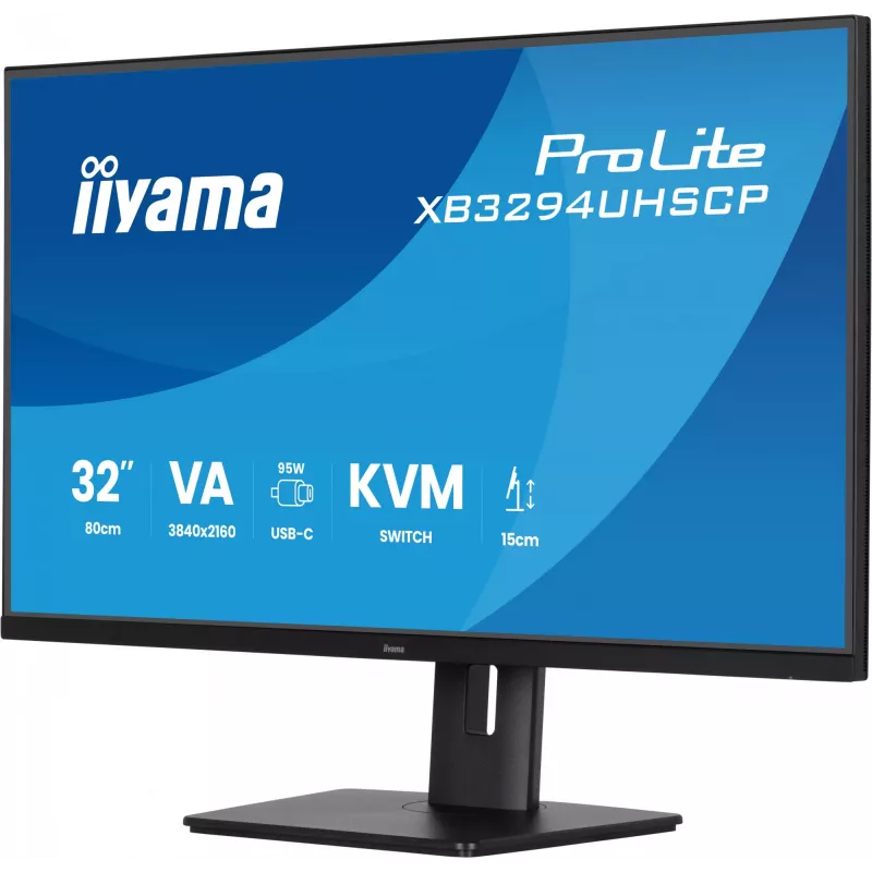 Monitor komputerowy iiyama ProLite XB3294UHSCP-B1 80 cm (31,5 cala) 3840 x 2160 pikseli 4K Ultra HD Czarny