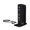 ICY BOX IB-DK2252AC przewodowa stacja dokująca USB 3.2 Gen 1 (3.1 Gen 1) Type-C czarna