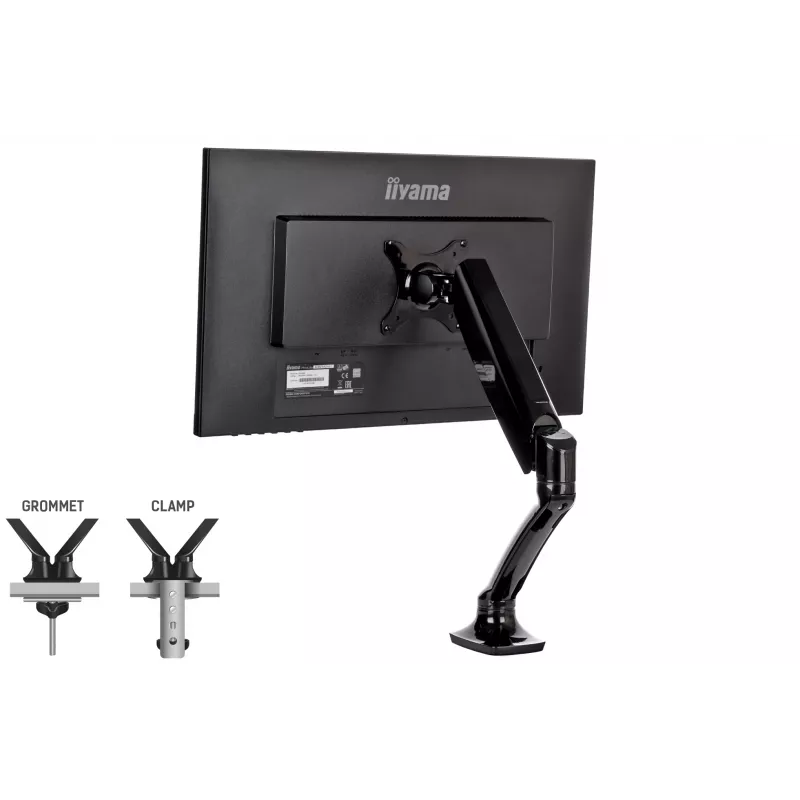 iiyama DS3001C-B1 uchwyt / stojak do monitora 68,6 cm (27 cali) Biurkowy Czarny