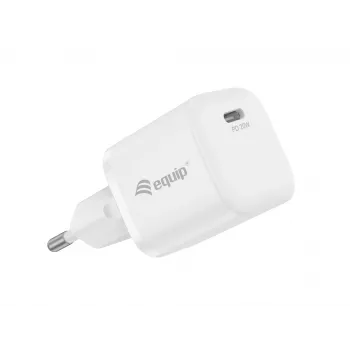 Ładowarka Equip 1-Port 20W USB-C PD, 25 szt./opak., wewnętrzna, AC, 12 V, biała