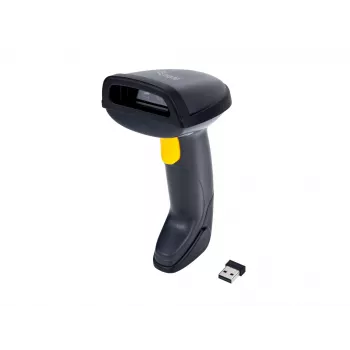 Equip Bezprzewodowy skaner kodów kreskowych 2D Dual Mode 2,4 GHz + Bluetooth, z podstawą