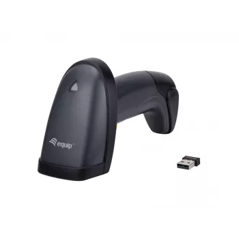 Equip Bezprzewodowy skaner kodów kreskowych 2D Dual Mode 2,4 GHz + Bluetooth, z podstawą