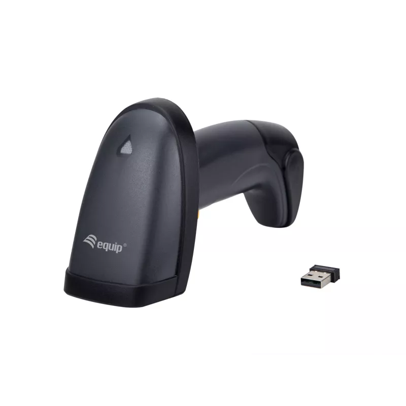 Equip Bezprzewodowy skaner kodów kreskowych 2D Dual Mode 2,4 GHz + Bluetooth, z podstawą