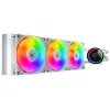 COUGAR CPU Water Cooling, Poseidon Elite 360, ARGB, biały, All-in-one liquid cooler, 12 cm, 500 RPM, 2200 RPM, biały