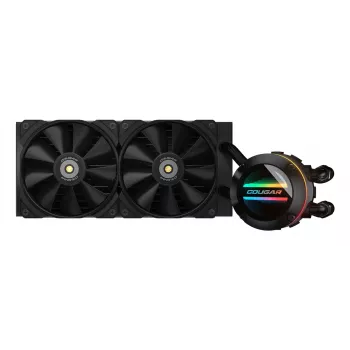 COUGAR CPU Water Cooling Poseidon-GT 240, ARGB, Czarny, All-in-one liquid cooler, 12 cm, Czarny