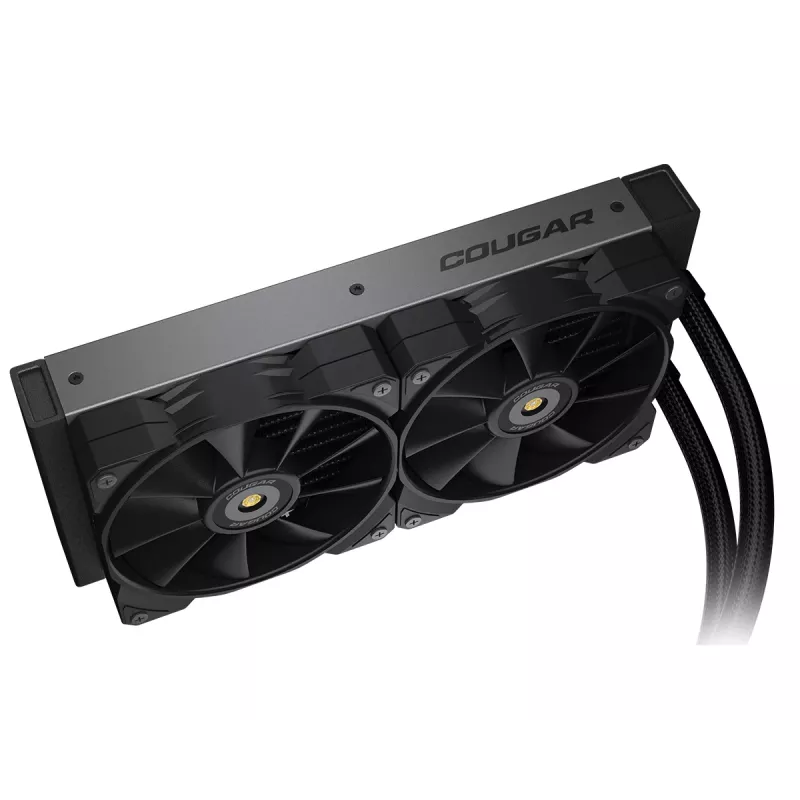 COUGAR CPU Water Cooling Poseidon-GT 240, ARGB, Czarny, All-in-one liquid cooler, 12 cm, Czarny