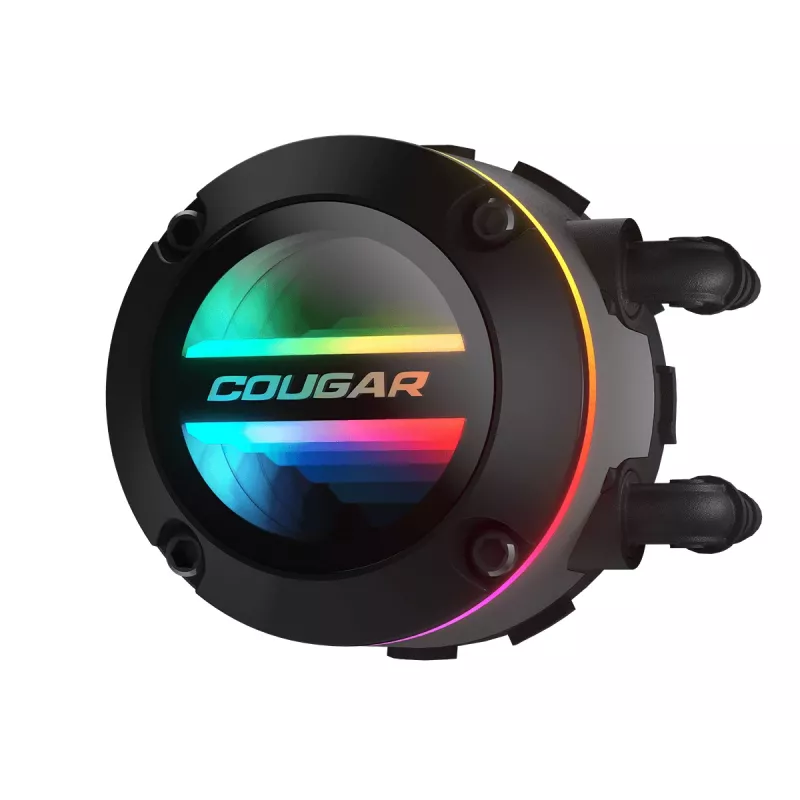 COUGAR CPU Water Cooling Poseidon-GT 240, ARGB, Czarny, All-in-one liquid cooler, 12 cm, Czarny