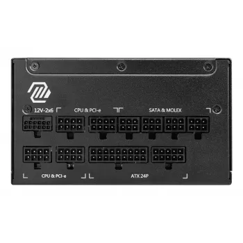 MSI MAG A1250GL PCIE5 zasilacz 1250 W 24-pin ATX ATX Czarny