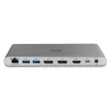 Lindy DST-Pro 5K XT, stacja dokująca do laptopa USB-C z potrójnym wyświetlaczem (4K) lub pojedynczym wyświetlaczem (5K) i ładowaniem passthrough 100 W