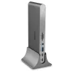 Lindy DST-Pro 5K XT, stacja dokująca do laptopa USB-C z potrójnym wyświetlaczem (4K) lub pojedynczym wyświetlaczem (5K) i ładowaniem passthrough 100 W
