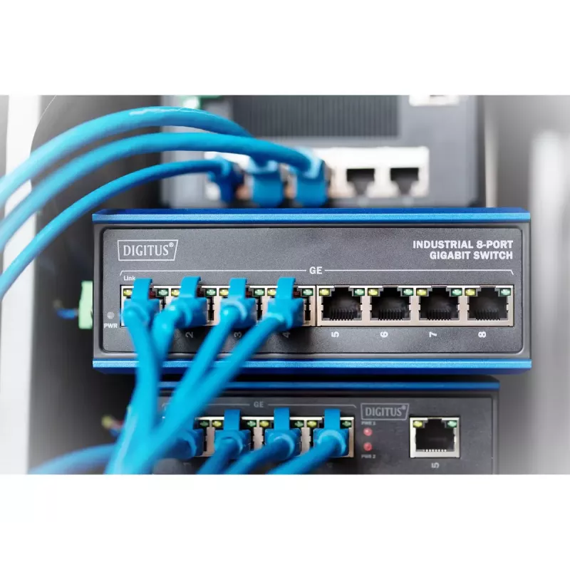 Niezarządzalny przełącznik Digitus DN-651119 8-portowy Gigabit Ethernet