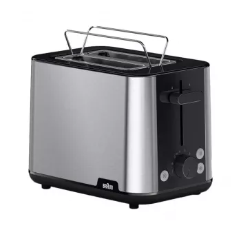 Braun HT101BI-HT1510BK 8 2 kromki 900 W Czarny, stal nierdzewna