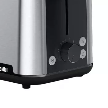 Braun HT101BI-HT1510BK 8 2 kromki 900 W Czarny, stal nierdzewna