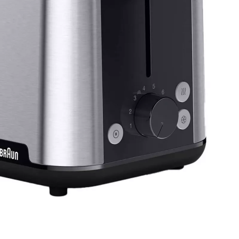 Braun HT101BI-HT1510BK 8 2 kromki 900 W Czarny, stal nierdzewna