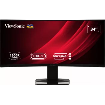 Monitor komputerowy Viewsonic Display VG3419C 86,4 cm (34 cale) 3440 x 1440 pikseli UltraWide Quad HD LED Czarny