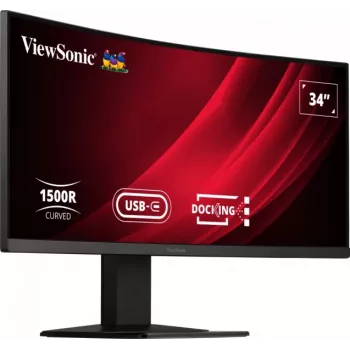 Monitor komputerowy Viewsonic Display VG3419C 86,4 cm (34 cale) 3440 x 1440 pikseli UltraWide Quad HD LED Czarny