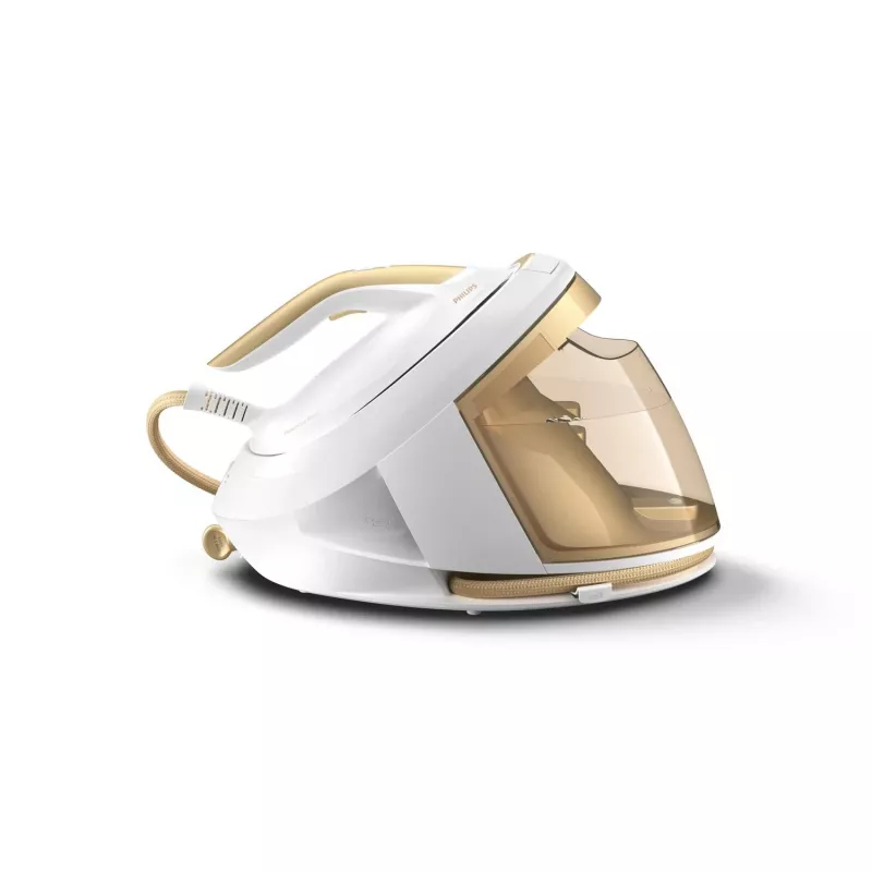 Philips PSG8040/60 stacja parowa 2700 W 1,8 L stopa SteamGlide Elite Złoty, Biały