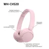 Sony WHCH520P.CE7, Bezprzewodowe, 20 - 20000 Hz, Rozmowy/Muzyka, 147 g, Słuchawki, Różowy