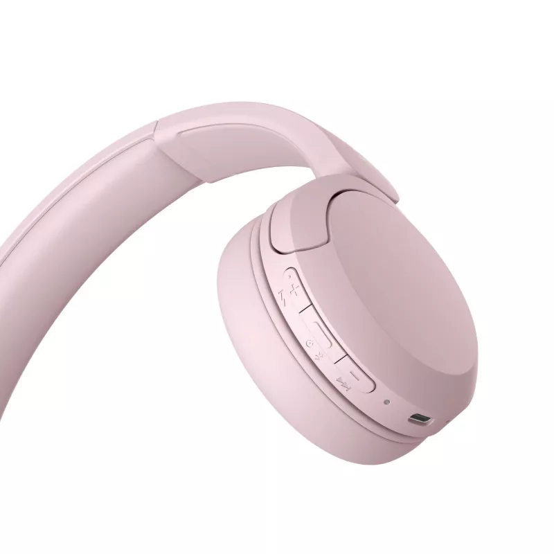 Sony WHCH520P.CE7, Bezprzewodowe, 20 - 20000 Hz, Rozmowy/Muzyka, 147 g, Słuchawki, Różowy