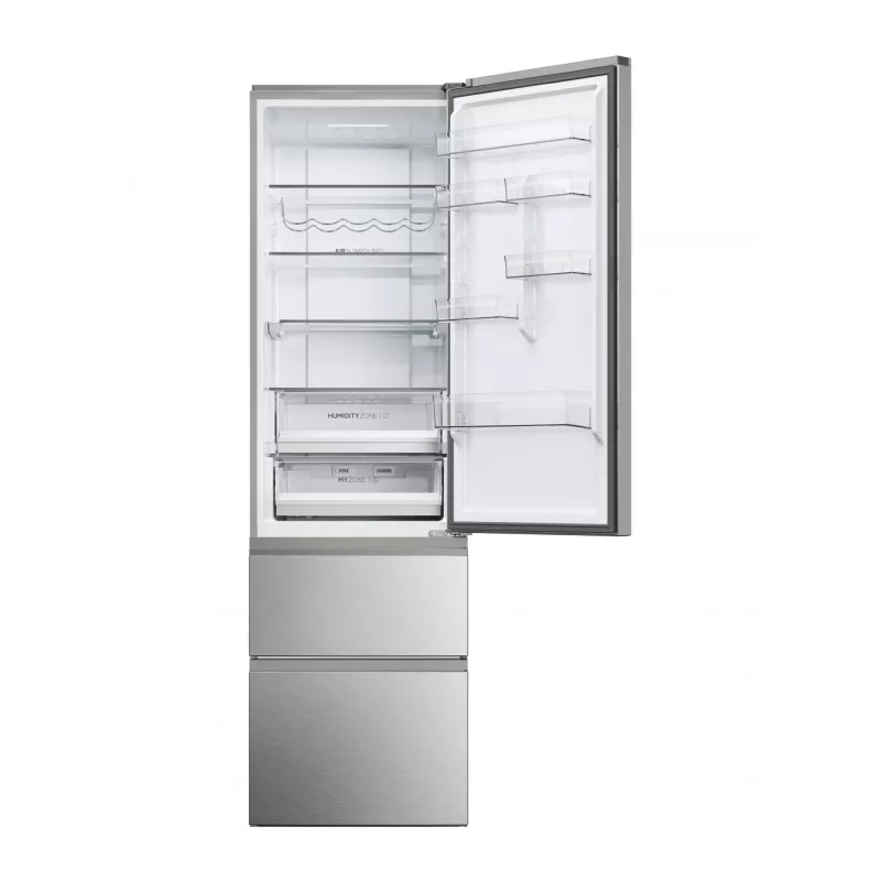 Haier 3D 60 Serie 5 HTW5620DNMG Wolnostojąca 414 L Srebrny