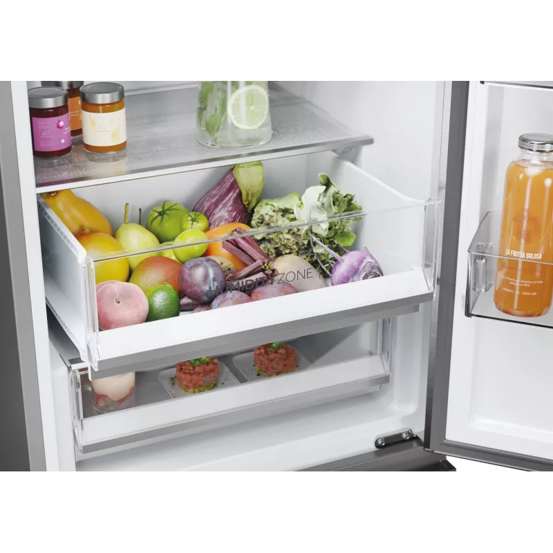 Haier 3D 60 Serie 5 HTW5620DNMG Wolnostojąca 414 L Srebrny