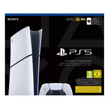 Sony PlayStation 5 Digital Edition (Slim) 825 GB Wi-Fi Czarny, Biały