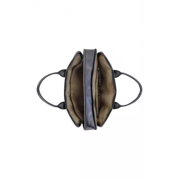dbramante1928 Kronborg - 16 cali - Czarny N.E., Aktówka, 40,6 cm (16 cali), pasek na ramię, 1,25 kg