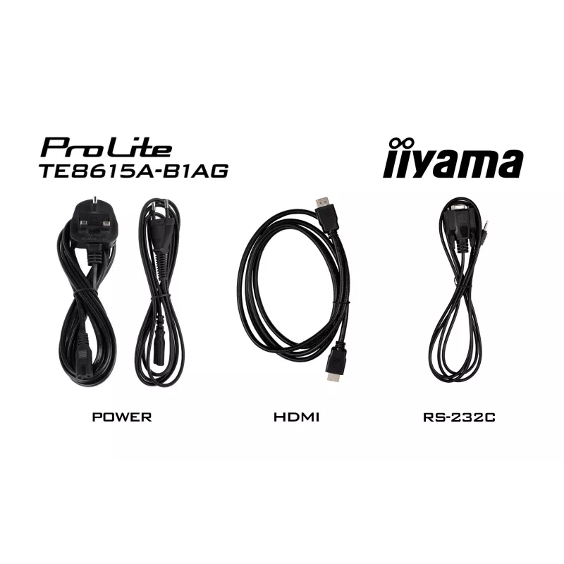 iiyama TE8615A-B1AG Wyświetlacz interaktywny 2.17 m (85.6 cala) Wi-Fi 550 cd/m² 4K Ultra HD Czarny Ekran dotykowy Wbudowany procesor Android