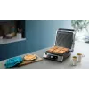 Philips 5000 series Grill kontaktowy, Aluminium, Prostokątny, Obrotowy, 200 °C, Pokrywa na zawiasach, Pokrywa z blokadą, 180°