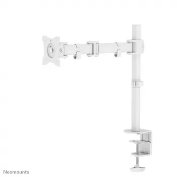 Neomounts NM-D135WHITE Ramię do monitora 10-30 cali, zacisk/przelotka, 8 kg, 25.4 cm (10 cali), 76.2 cm (30 cali), 100 x 100 mm, biały