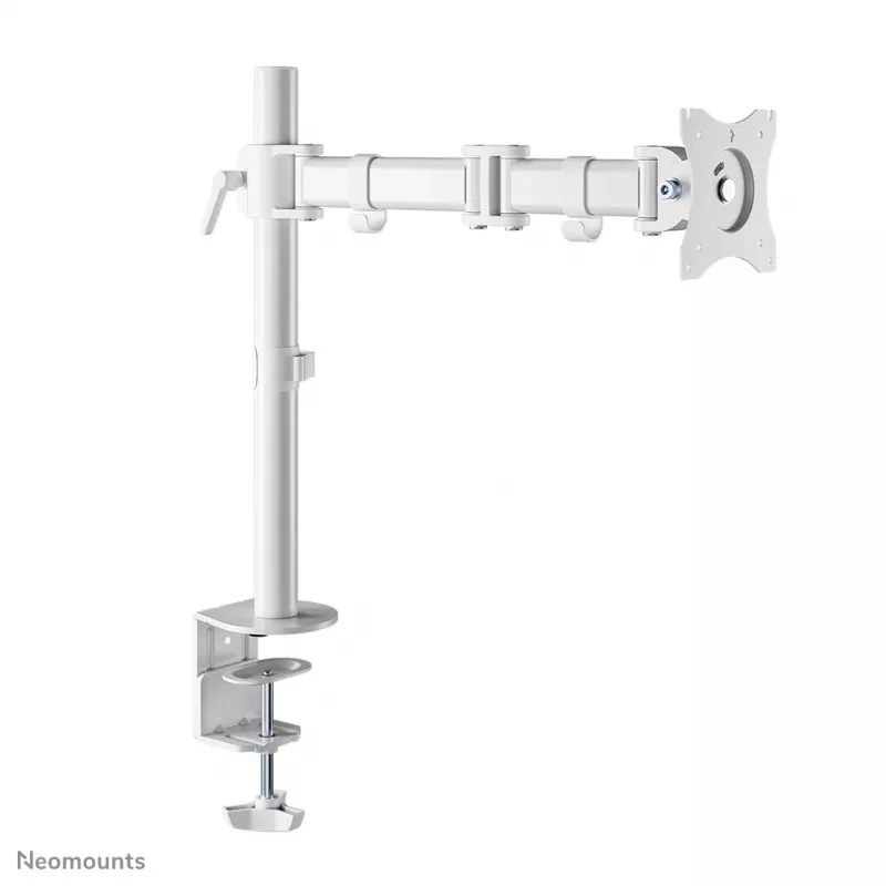 Neomounts NM-D135WHITE Ramię do monitora 10-30 cali, zacisk/przelotka, 8 kg, 25.4 cm (10 cali), 76.2 cm (30 cali), 100 x 100 mm, biały