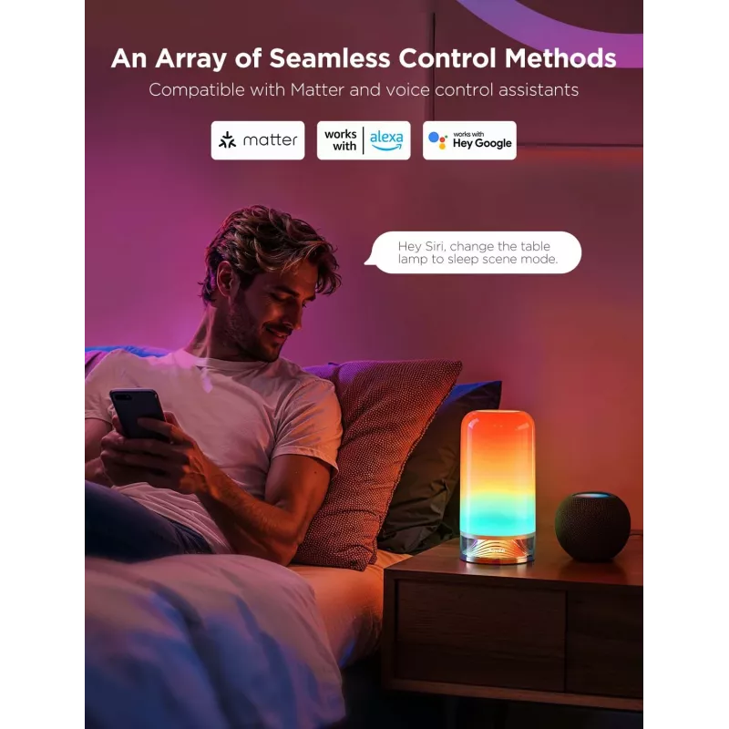 Govee H6022 Inteligentna lampa stołowa Wi-Fi/Bluetooth