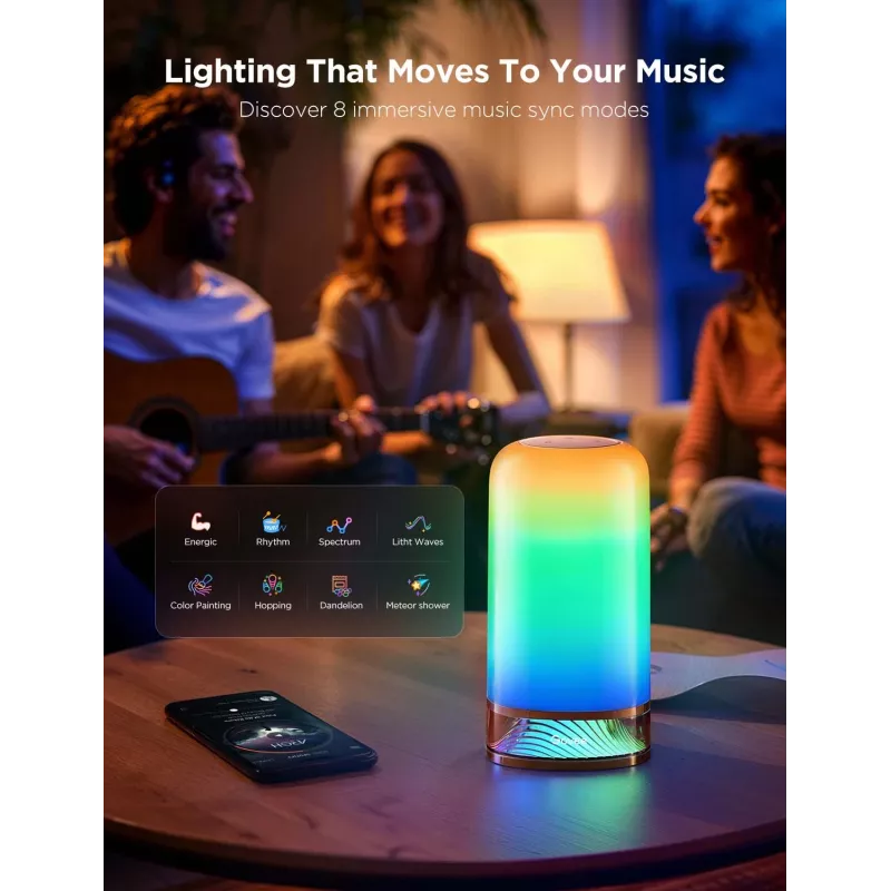 Govee H6022 Inteligentna lampa stołowa Wi-Fi/Bluetooth