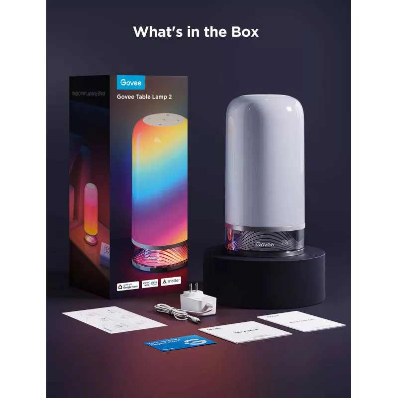 Govee H6022 Inteligentna lampa stołowa Wi-Fi/Bluetooth