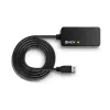 Lindy 10m USB 3.0 Active Extension Pro Hub, USB 3.2 Gen 1 (3.1 Gen 1) Type-A, USB 3.2 Gen 1 (3.1 Gen 1) Type-A, 5000 Mbit/s, czarny, tworzywo sztuczne, kabel okrągły