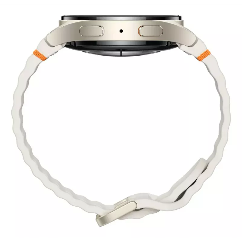 Samsung Galaxy Watch7 3,3 cm (1,3 cala) AMOLED 40 mm Cyfrowy 432 x 432 pikseli Dotykowy 4G Krem Wi-Fi GPS (satelitarny)