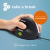 R-Go Tools Ergonomiczna mysz R-Go HE Break z oprogramowaniem przerw, średnia (rozmiar dłoni 165-185 mm), leworęczna, przewodowa, czarna